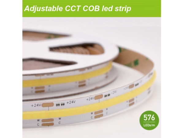 CCT Adjustable COB led strip