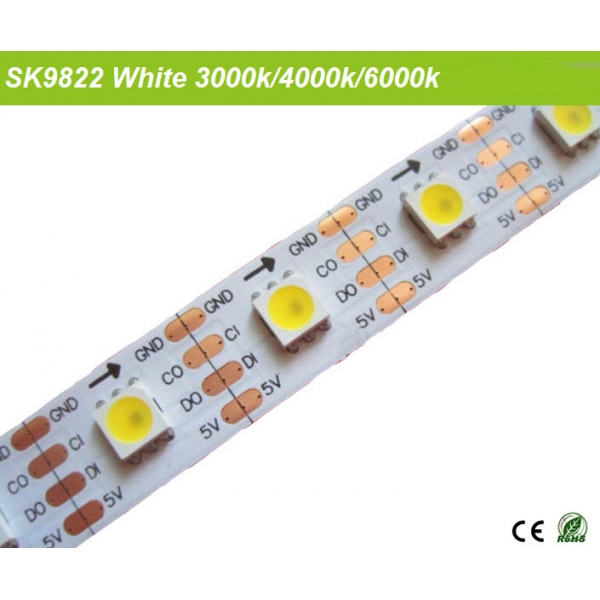 SK9822 Digital Pixel led strip,White color,300leds|Greeled