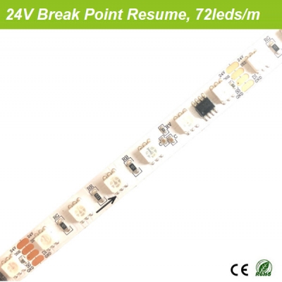 24V breakpoint resume RGB Tape