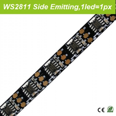 Side Emitting addressable pixel strip-5v ws2811